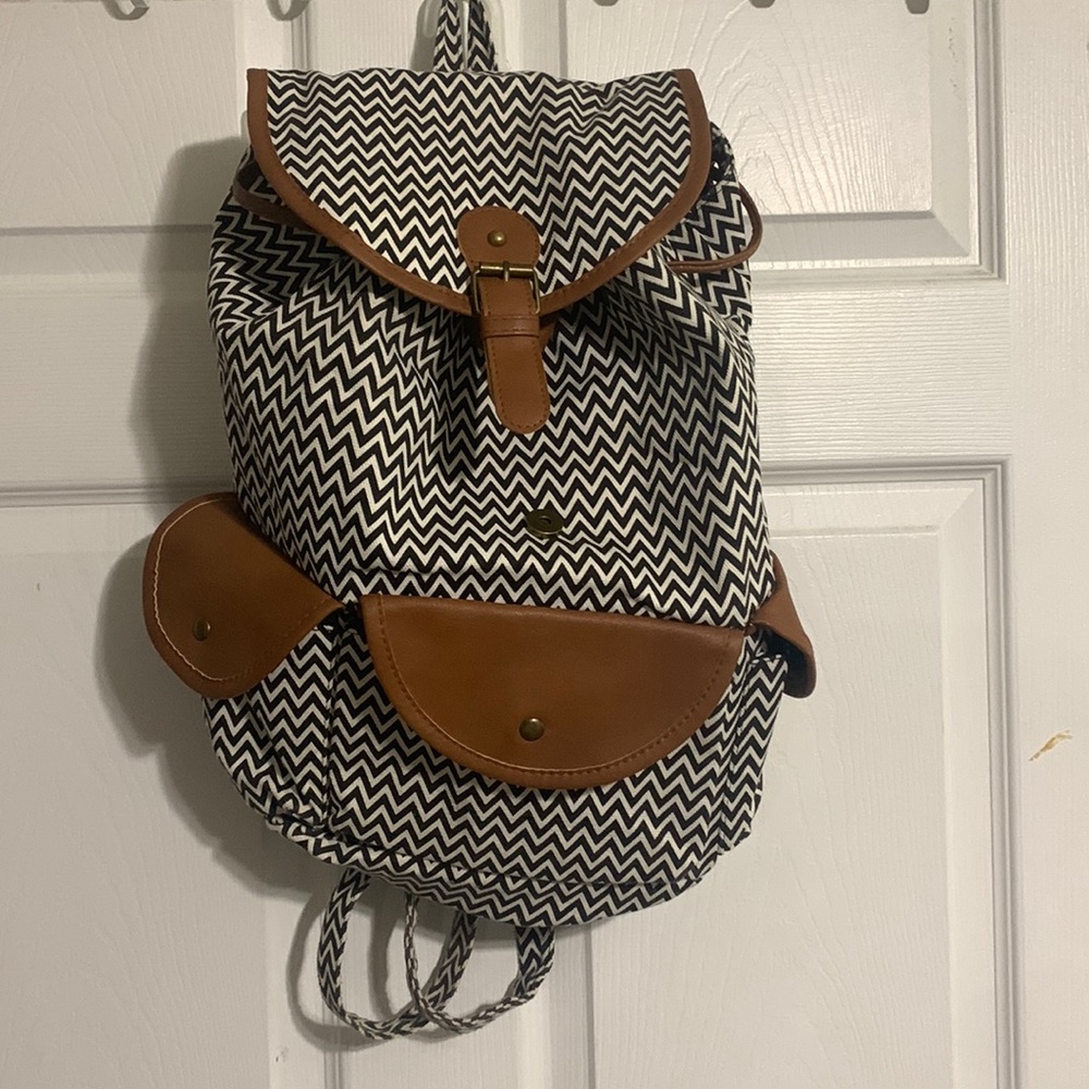 Black and white bag